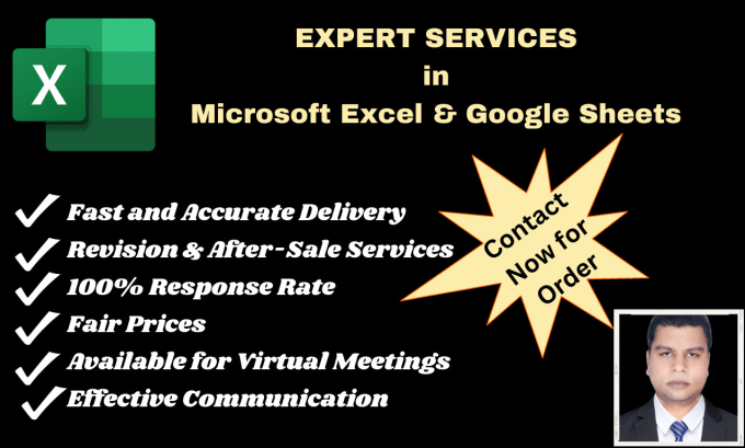 Gig Preview - Be your ms excel expert for advanced data solutions