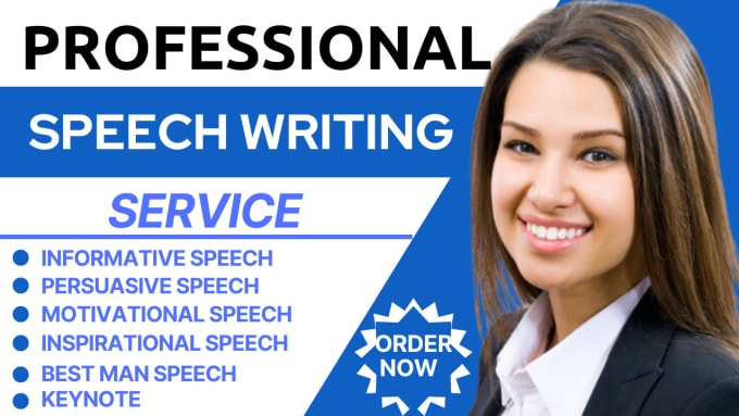 Gig Preview - Write your wedding speech, persuasive speech, informative speech, best man