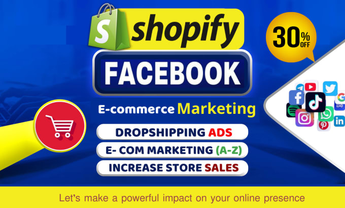 Gig Preview - Do ecommerce marketing, dropshipping ads shopify facebook ads campaigns, fb ads