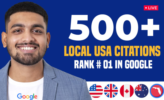 Gig Preview - Do 500 high quality USA citations directory submissions for better rankings