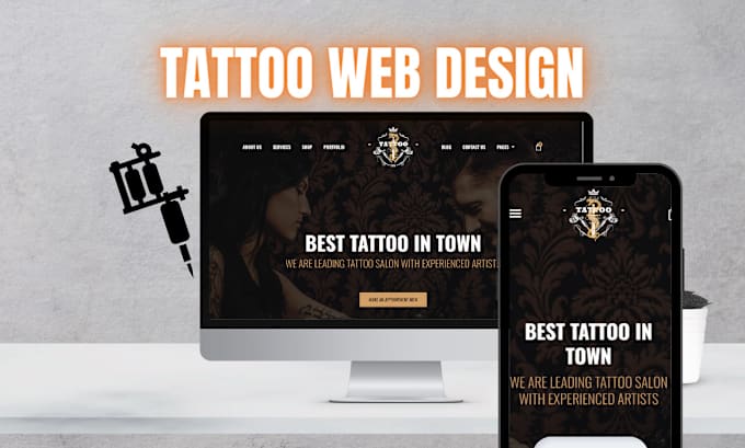 Gig Preview - Design a tattoo studio booking and appointment website