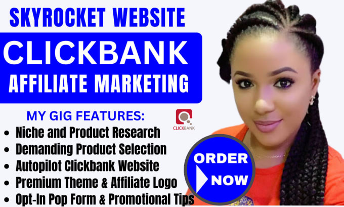 Gig Preview - Skyrocket affiliate sales, clickbank affiliate marketing website sales funnel