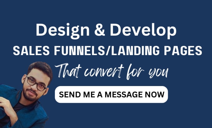 Gig Preview - Create sales funnels, landing pages using systeme io or clickfunnels