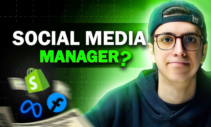 Gig Preview - Be your social media marketing manager, digital marketer