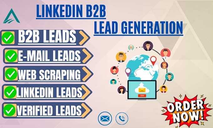 Gig Preview - Do b2b lead generation by linkedin sales navigator, prospect email list build