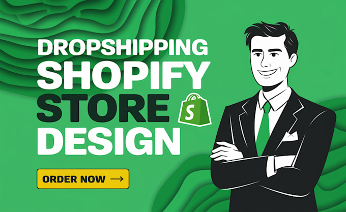 Gig Preview - Build premium shopify dropshipping store, create shopify ecommerce website