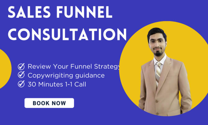 Gig Preview - Provide consultation on sales funnel to increase your conversions