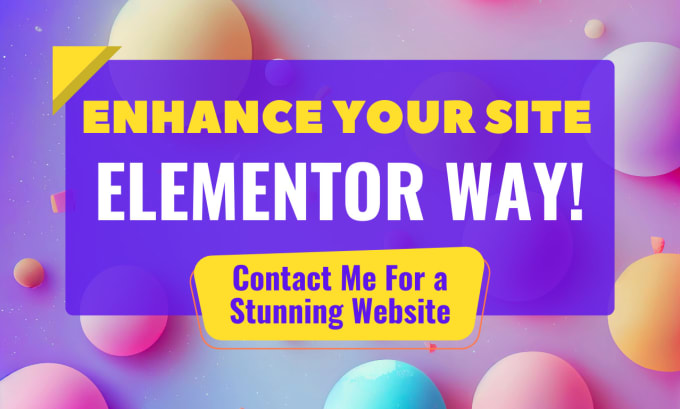 Gig Preview - Design a website or build a landing page with elementor pro