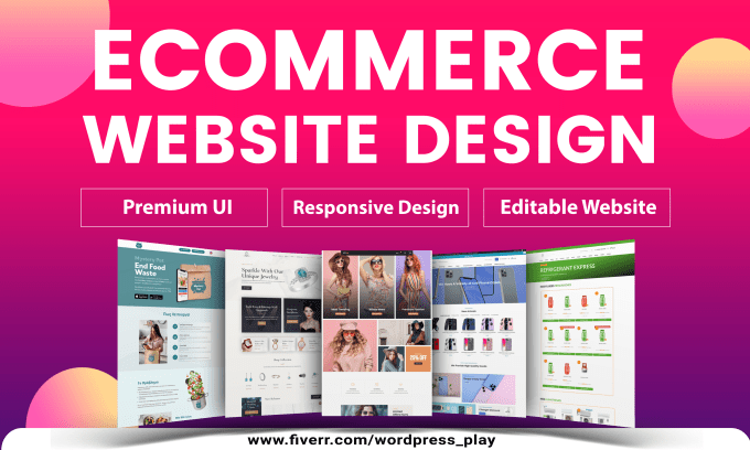 Gig Preview - Our agency will create responsive, professional wordpress ecommerce website design in 12 hours