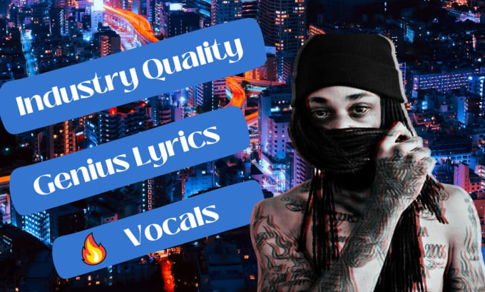 Gig Preview - Transform your lyrics into catchy rap vocals, for any genre