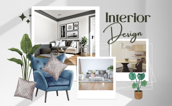 Gig Preview - Create an interior design vision board for any space