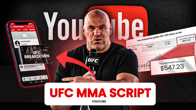 Gig Preview - Research and write an engaging ufc, MMA youtube script