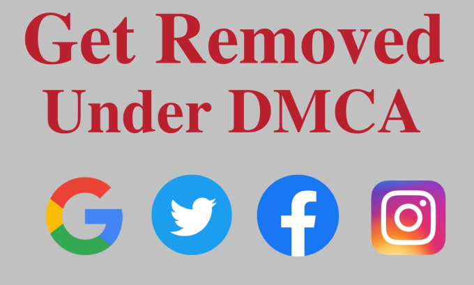 Gig Preview - Send dmca notic to remove copied content from google facebook instagram twitter