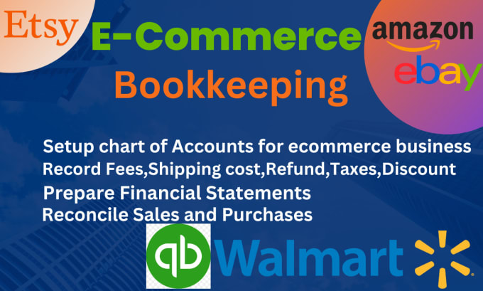 Gig Preview - Do ecommerce bookkeeping amazon,shopify in quickbooks online