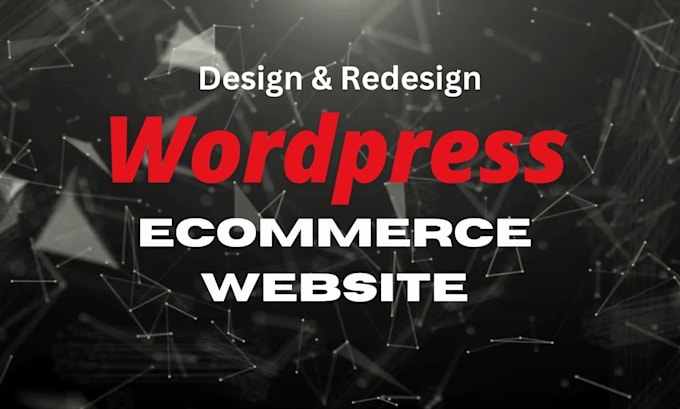 Gig Preview - Build design or redesign ecommerce business website wordpress and elementor pro