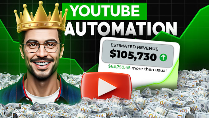 Gig Preview - Youtube faceless cash cow automation videos, top 10 videos, automated cash cow