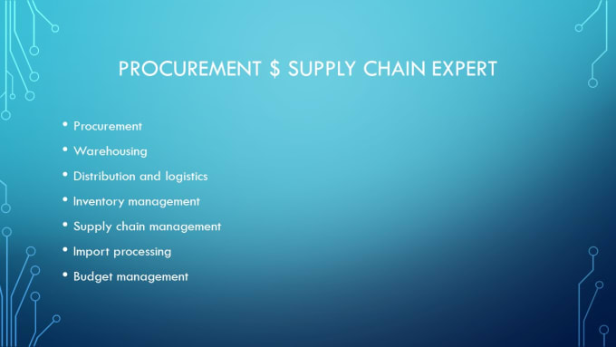 Bestseller - do logistics, procurement, supply chain management and warehousing