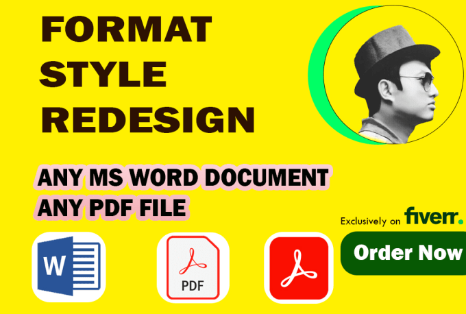 Gig Preview - Format, redesign any word or PDF document