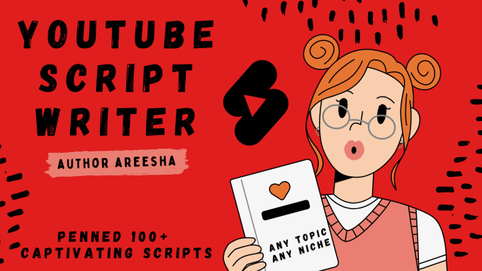 Gig Preview - Be youtube scriptwriter for you, do video scriptwriting for your channel