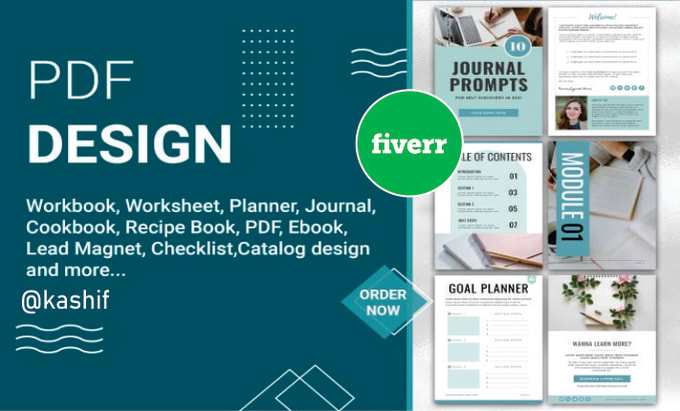 Gig Preview - Design your PDF workbook, worksheet, pdf to word etc