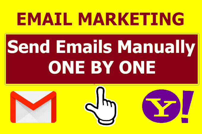 Gig Preview - Do email marketing manually and send emails one by one