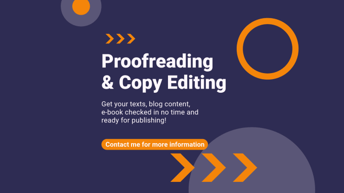 Gig Preview - Proofread and copy edit your blog content, book or text