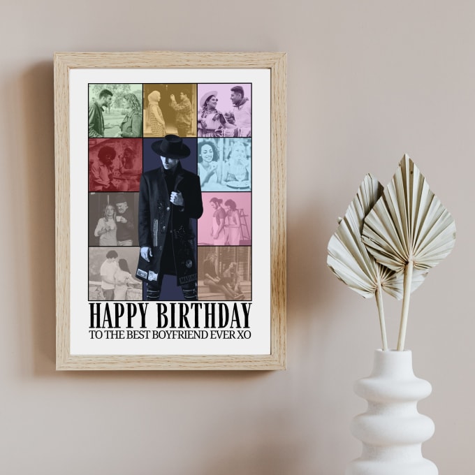 Gig Preview - Create a birthday or greetings card inspired by taylor swift eras tour poster