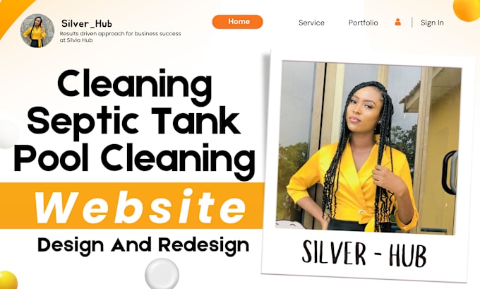 Gig Preview - Do cleaning website lawncare website septic tank website with pricing parameters