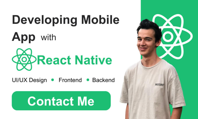 Gig Preview - Use react native to create an ios and android mobile app