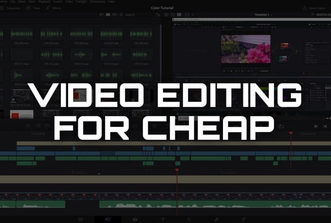 Gig Preview - Do video editing for cheap