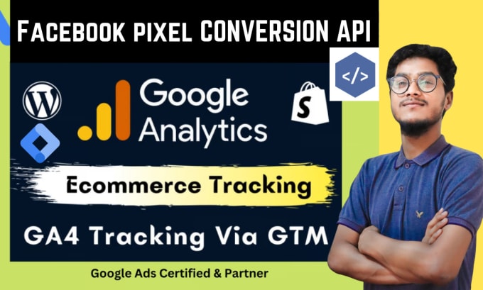 Gig Preview - Setup fb pixel conversion API, google analytics4, server side tracking with GTM