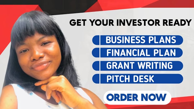 Gig Preview - Write investor ready business plan for startup business grant writing research