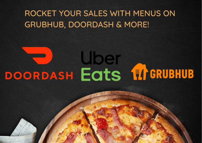 Gig Preview - Make menus for doordash, ubereats, grubhub with modifiers