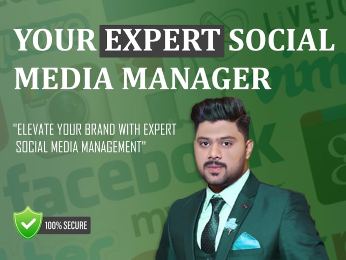 Gig Preview - Be your social media marketing and management expert