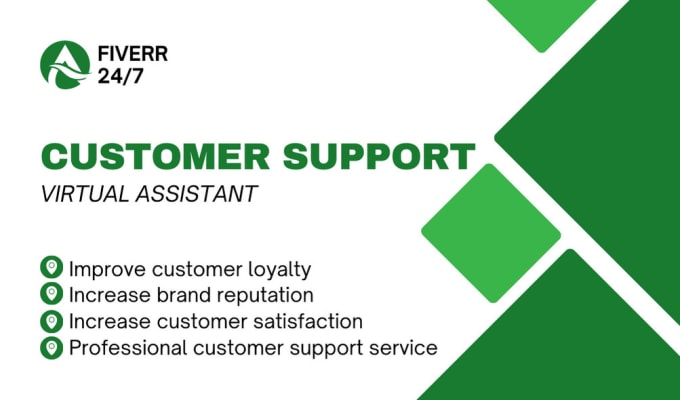 Gig Preview - Provide customer support service and be virtual assistant