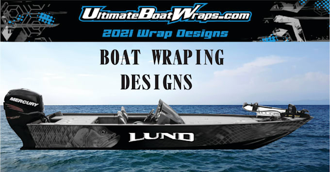 Gig Preview - Do creative boat wrap designs, surfboard, unique ship wrapjet, ski, watercraft,