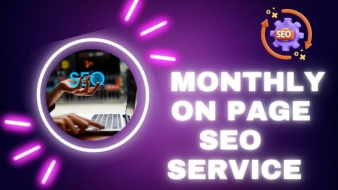 Gig Preview - Provide monthly on page SEO service for google ranking