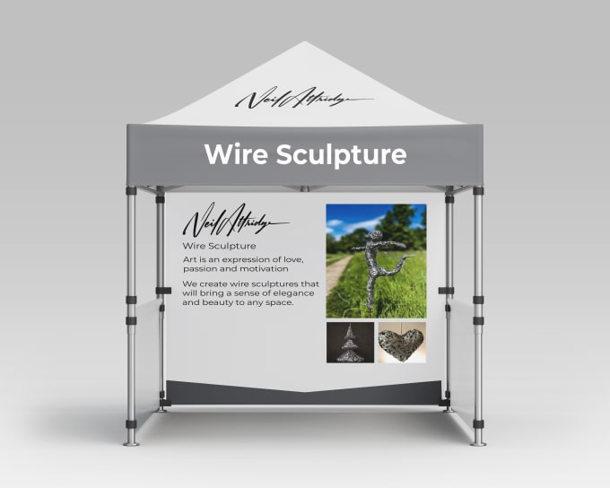 Gig Preview - Design trade show, booth , retractable banner, gazebo and canopy tent