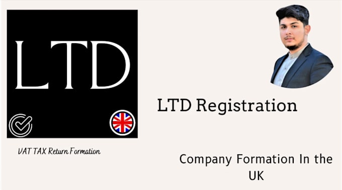 Gig Preview - Do uk company registartion in uk for non residents vat registration