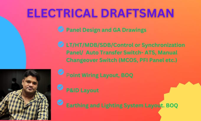 Gig Preview - Design, drawing of electrical ht lt panels