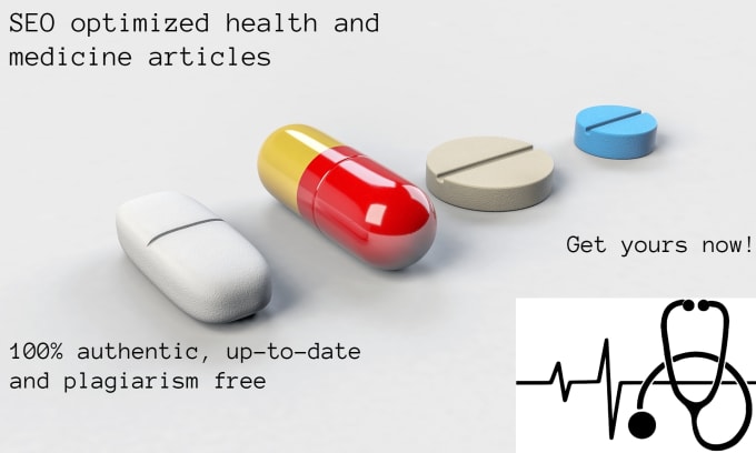 Gig Preview - Write SEO optimized awesome health and medicine articles