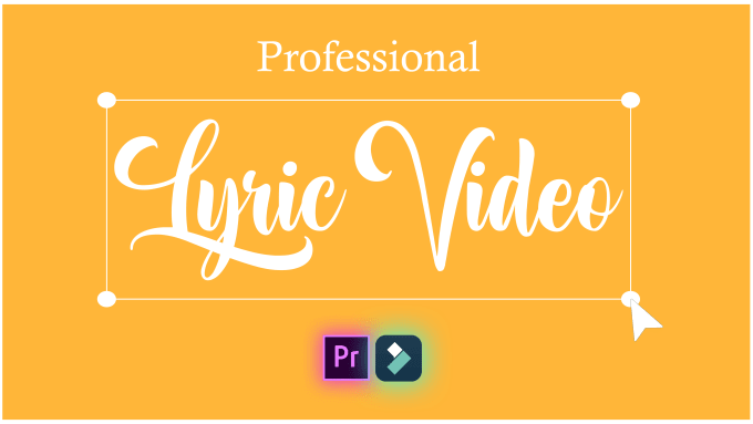 Gig Preview - Create a trendy animated lyric music video for your song