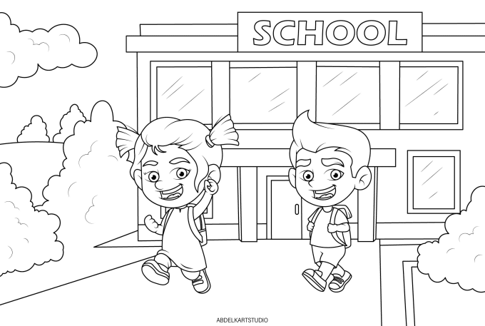 Gig Preview - Create unique coloring book pages for kids and adults