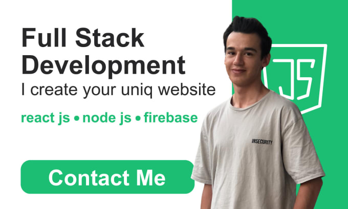 Gig Preview - Be your full stack web developer with nodejs and reactjs