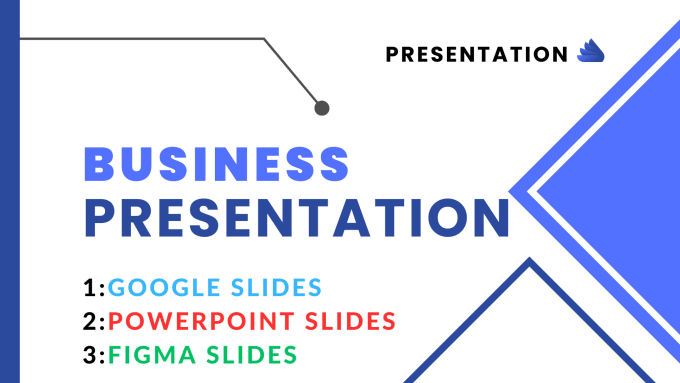 Gig Preview - Design presentation slides and google slides using  figma