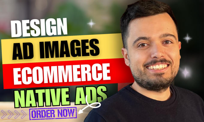 Gig Preview - A graphic designer to design ecommerce store ad images for native advertising