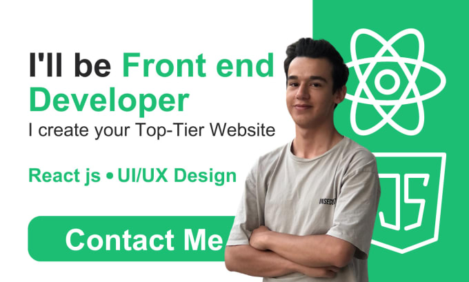 Gig Preview - Be your front end web developer using react js