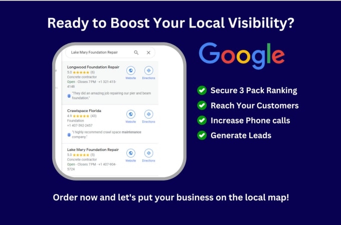 Gig Preview - Do local SEO, google maps my business profile optimization for gmb ranking