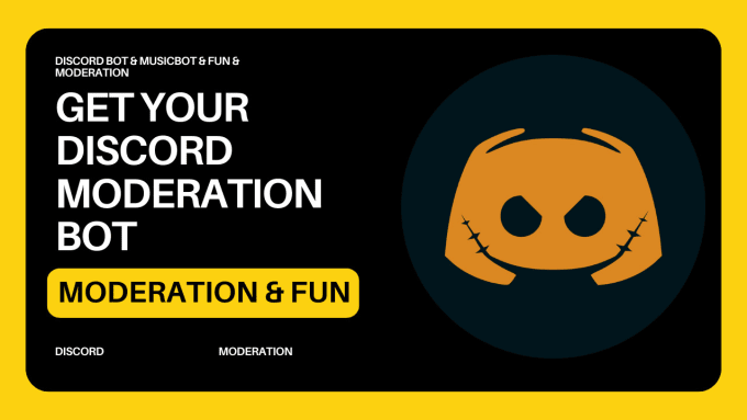 Gig Preview - Setup a full moderation discord bot for your discord server