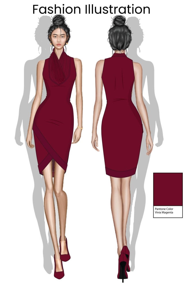 Gig Preview - Develop your fashion designs into a 3d model with runway